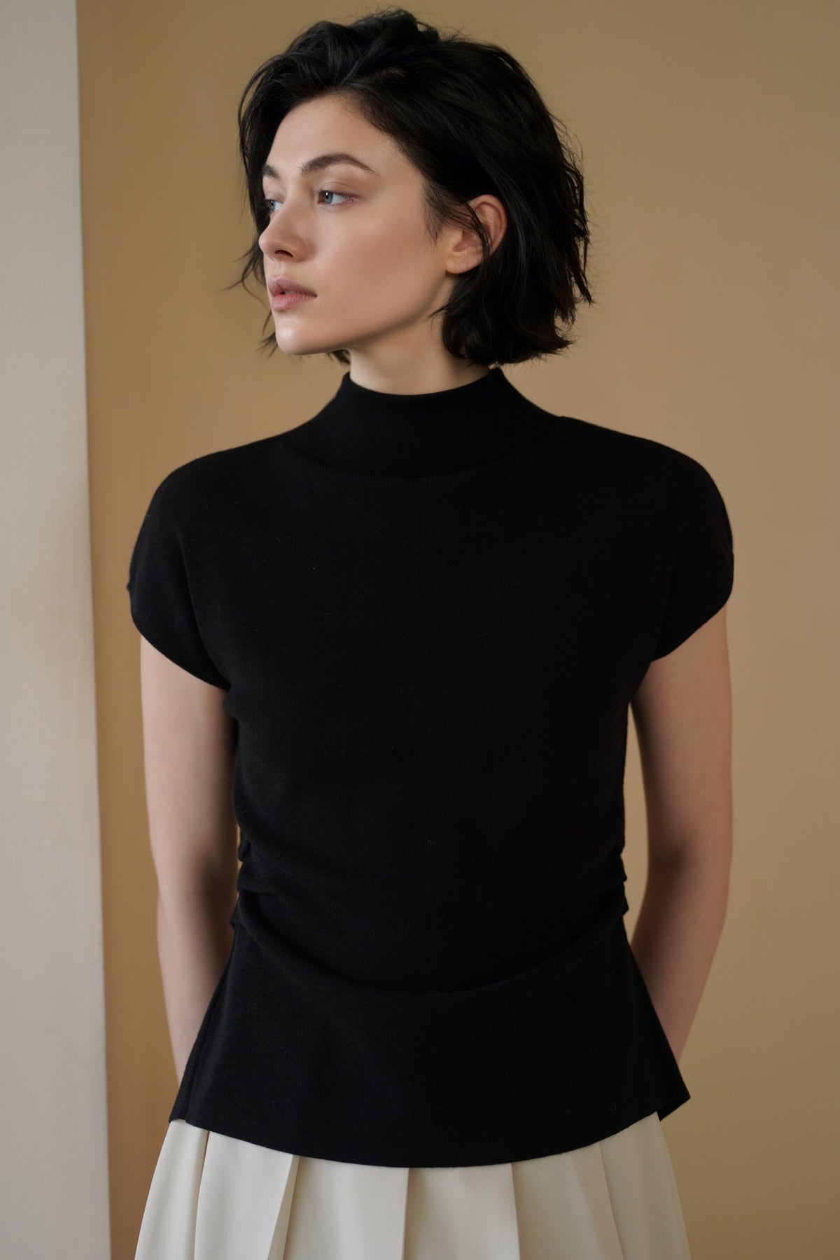 Fine-Gauge Knit Top