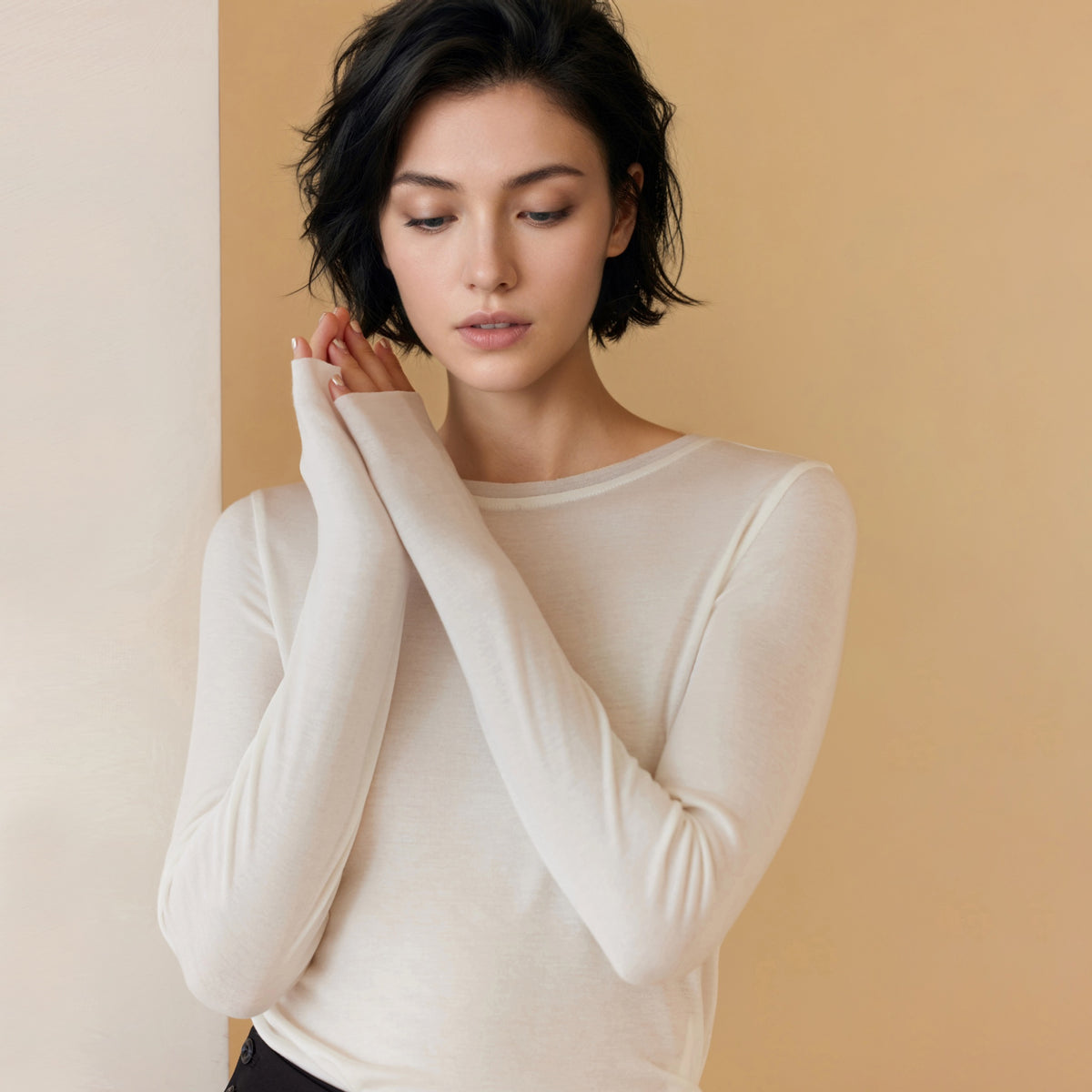 Soft Stretch Long-Sleeve Top - by chocpi
