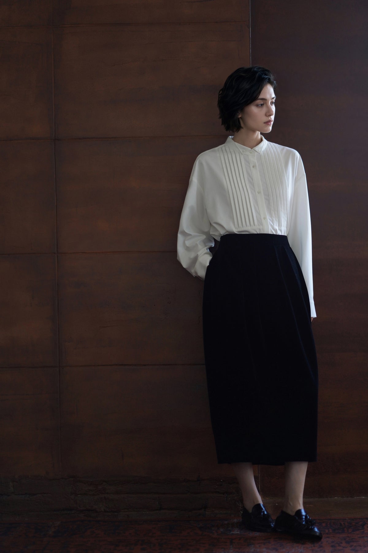 Tailored Point-Collar Shirt