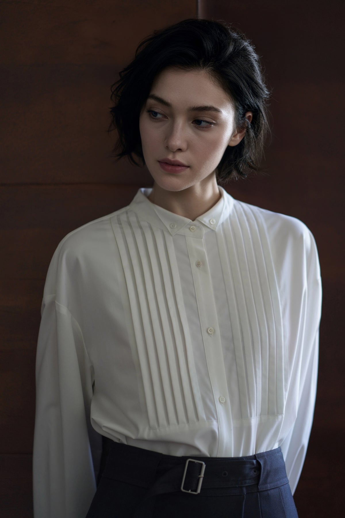 Tailored Point-Collar Shirt