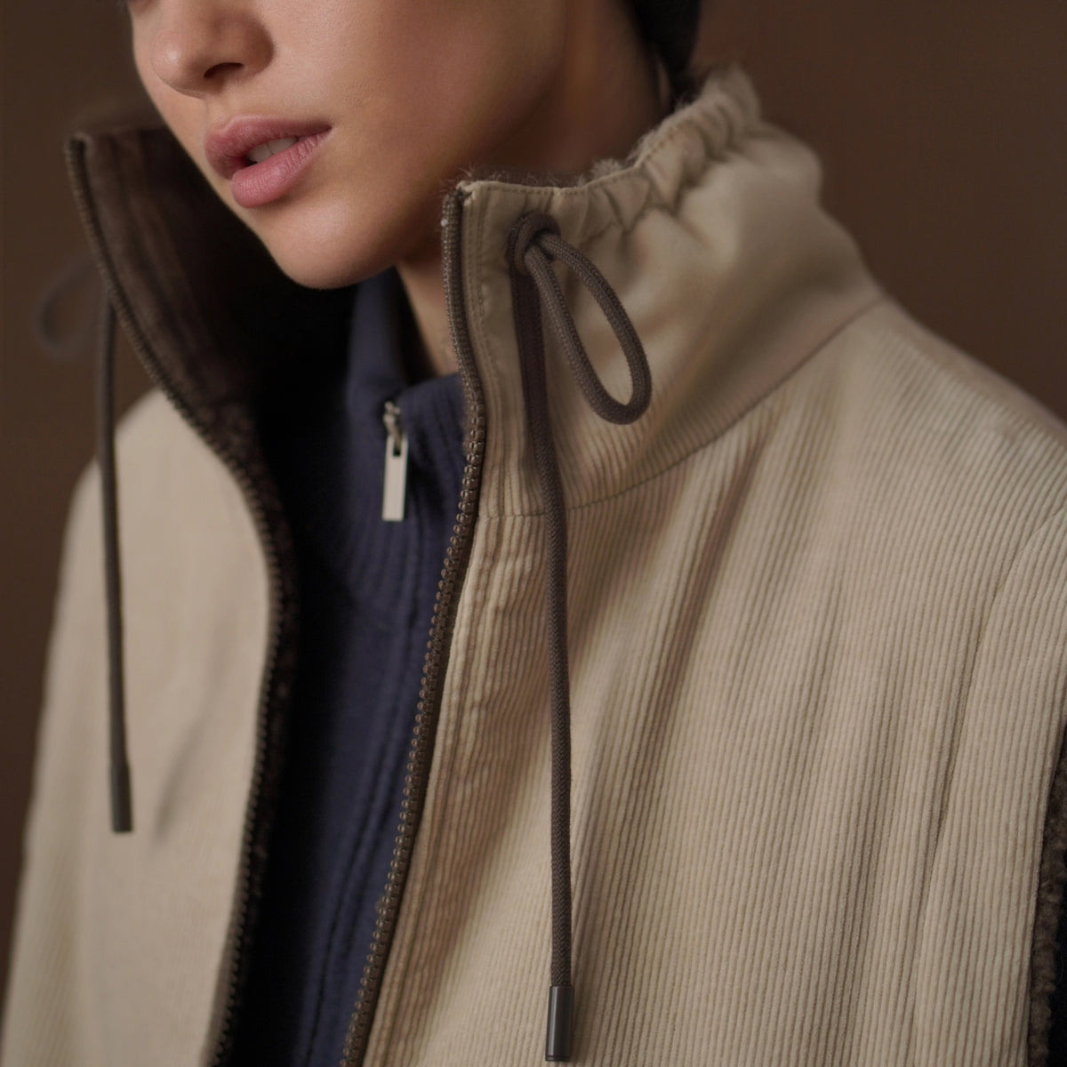 Reversible Corduroy & Sherpa Vest - by chocpi
