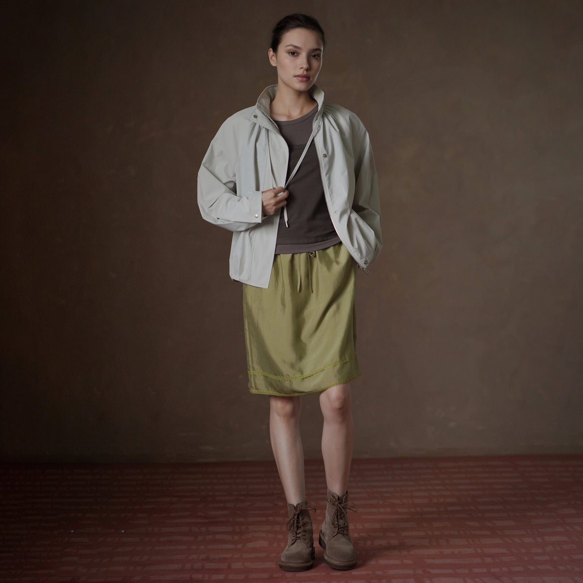 Lightweight Stand-Collar Utility Jacket - by chocpi