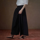 Cropped Wide-Leg Trousers - by chocpi