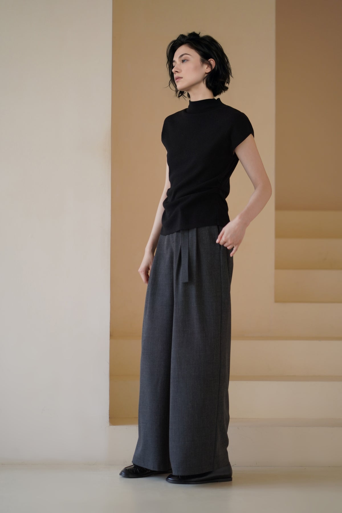 Fine-Gauge Knit Top