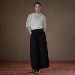 Cropped Wide-Leg Trousers - by chocpi