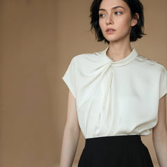 Pleated Sleeveless Top - by chocpi