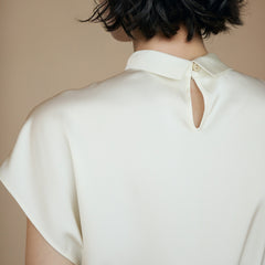 Pleated Sleeveless Top - by chocpi