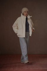 Puff-Sleeve Down Jacket