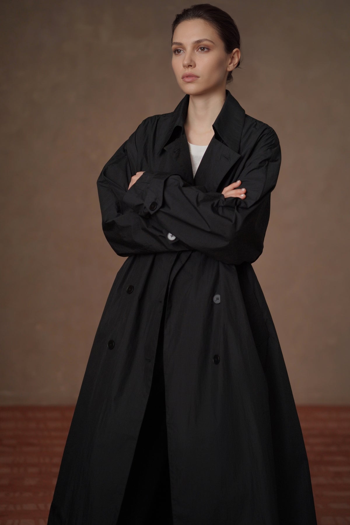 Relaxed Longline Trench Coat