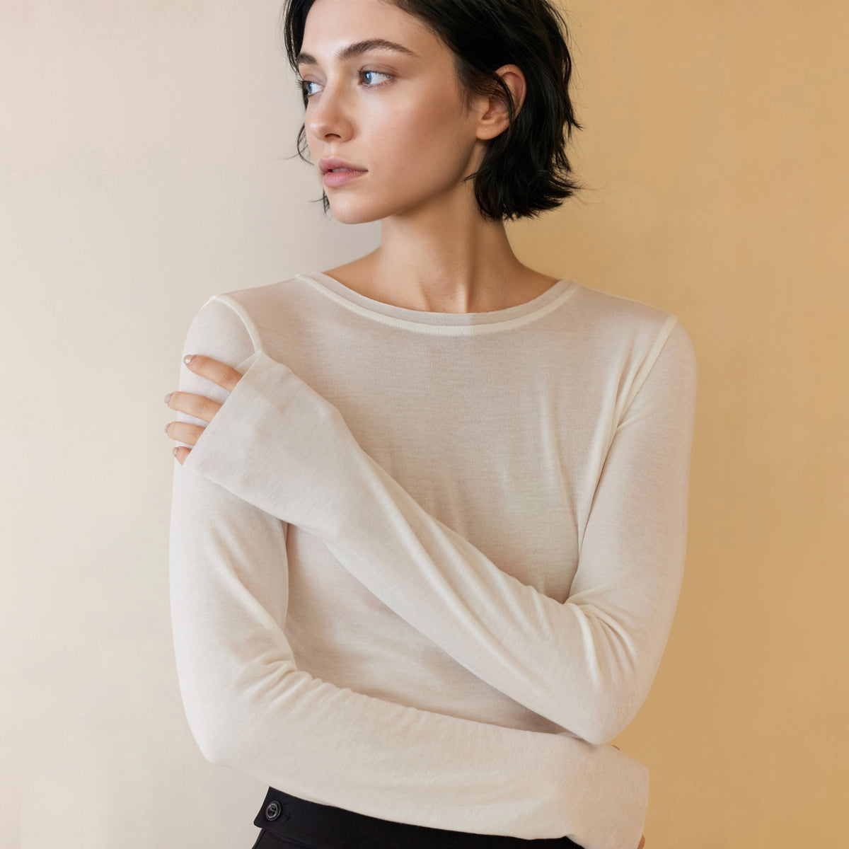 Soft Stretch Long-Sleeve Top - by chocpi