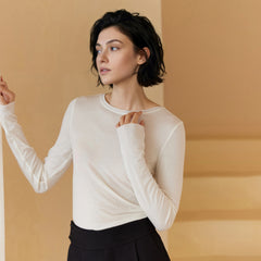 Soft Stretch Long-Sleeve Top - by chocpi