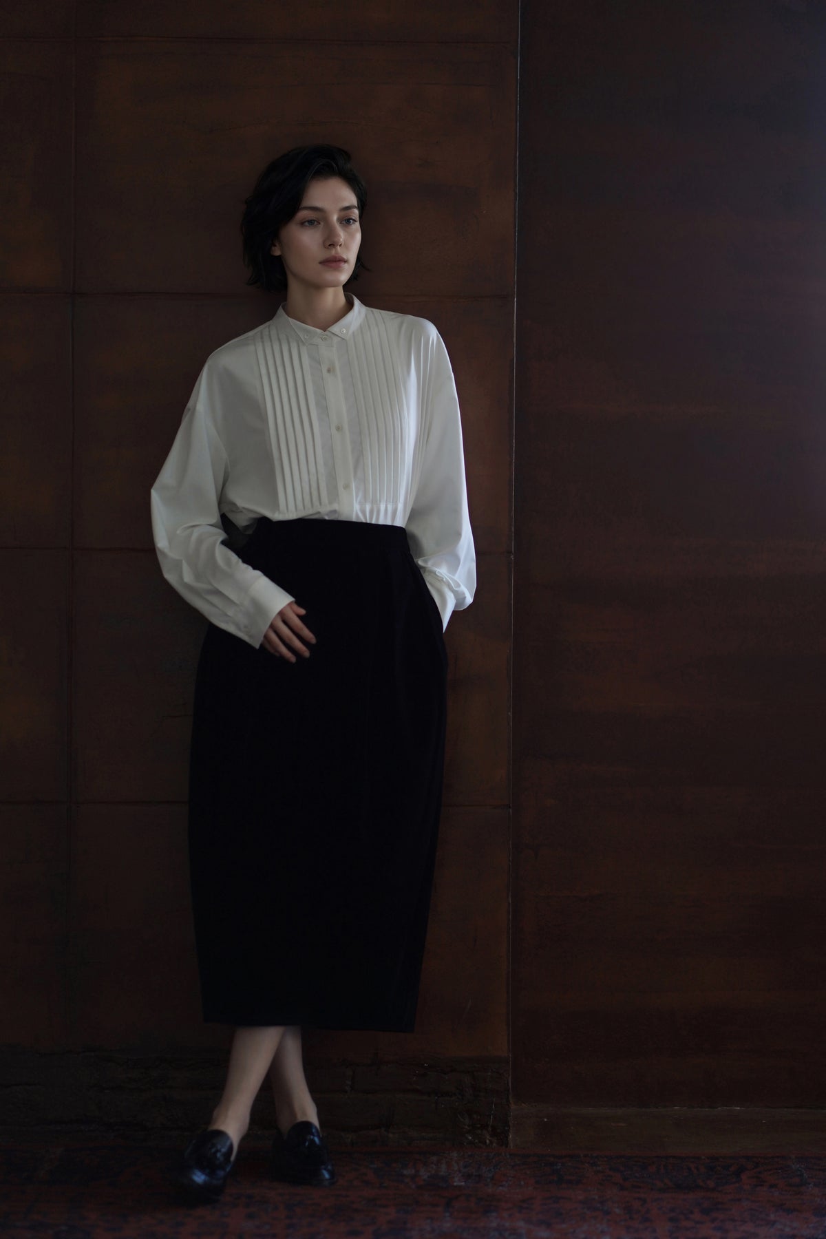 Tailored Point-Collar Shirt